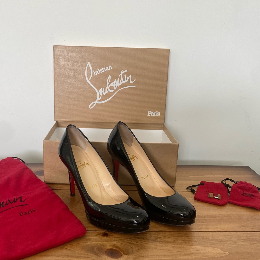Christian Louboutin New Simple Pump 100 Patent Calf 35.5